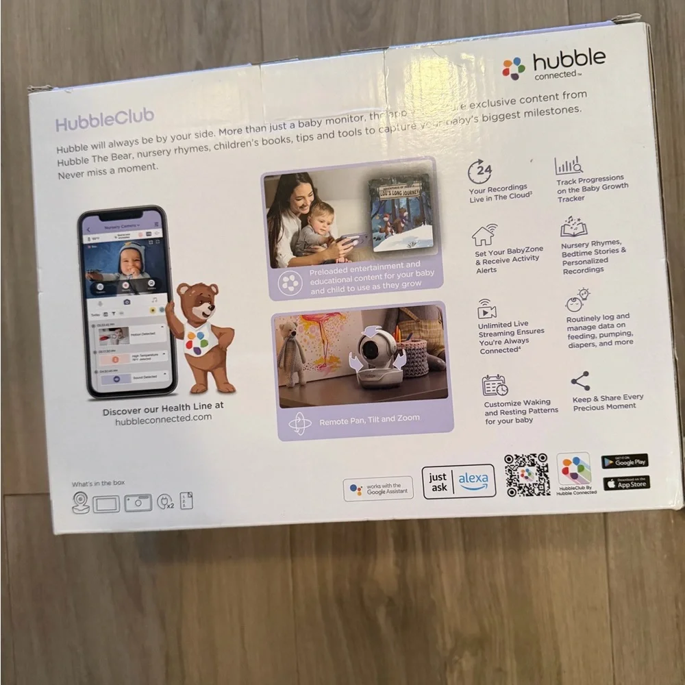 Nursery Pal Premium 5” Smart HD Baby Monitor - White